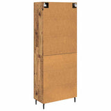 Highboard with Drawer 2 pcs Old Wood Engineered Wood 3415629