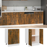 ZNTS Bottom Cabinet Smoked Oak 60x46x81.5 cm Engineered Wood 815561