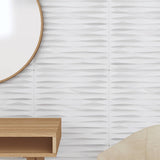 Wall Panels 48 pcs White 50x50 cm XPS 12 m Stone 356939