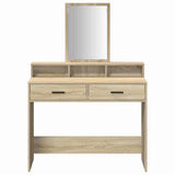 Dressing Table Sonoma Oak 100 x 41 x 140 cm Engineered Wood 865147