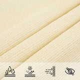 Sunshade Sail 160 g/m Cream 5x8 m HDPE 311193
