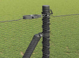 Welded Wire Fence with Concrete Base 25 x 1.6 m 3353673