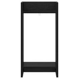 Plant Stand Black Oak 30 x 30 x 60 cm Engineered Wood 899597