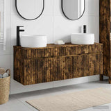 Bathroom Cabinet Set 3 pcs Smoked Oak 49 x 44.5 x 66 cm 3405772