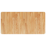 Basin Shelf Wall Mounted Steel and Solid Wood Oak 3302398