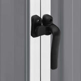46254 Garden Shed Grey 195x198x159 cm Galvanised Steel