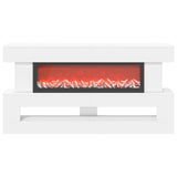 Electric Fireplace White 150 x 21 x 77 cm Engineered wood 8020832