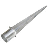 Ground Spikes 2 pcs Silver 12x91 cm Galvanised Steel 145433