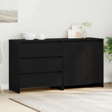 Sideboard 2 pcs Black 70 x 41 x 75 cm Engineered Wood 3332523