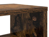Studio Desk Smoked Oak 110 x 42.5 x 36 cm Engineered Wood 8006736