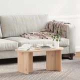 Coffee Table Natural 80 x 39.5 x 35 cm Solid Pine wood 873541