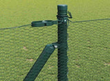 Welded Wire Fence with Concrete Base 100 x 0.8 m 3353584