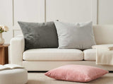Cushion Cover 6 pcs HEERLEN Dark Grey 80 x 80 cm Flannel 913772