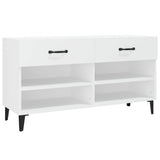Shoe Cabinet White 102x35x55 cm Engineered Wood 812825