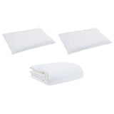 Duvet Set with Pillow 3 pcs White Down Feather 3376967
