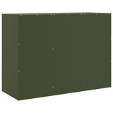 Sideboard Olive Green 99x39x73 cm Steel 841725