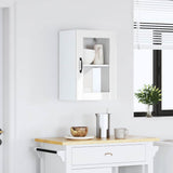 Kitchen Wall Cabinet with Glass Door Porto High Gloss White 854009