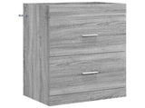Bathroom Furniture Set Grey Sonoma 61 x 40 x 84.5 cm 3404371