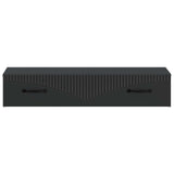 Wall-Mounted Side Table Wall-mounted Black 87.5 x 34.5 x 17 cm 899006