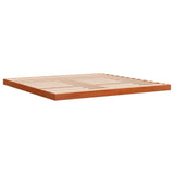 Bed Frame without Mattress Wax Brown 200x200 cm Solid Wood Pine 847146