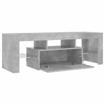 TV Cabinet with LED Lights Concrete Grey 120x35x40 cm 804350