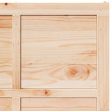 Barn Door Brown 90 x 2.5 x 208 cm Solid Pine Wood 870416