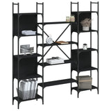 Bookshelf Black Engineered wood Large Bookshelf Rectangular 838858