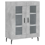 Highboard Concrete Grey 69,5x34x180 cm Engineered Wood 3198293