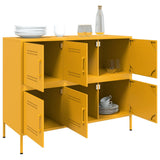 Sideboard Mustard Yellow 100.5x39x79 cm Steel 843099