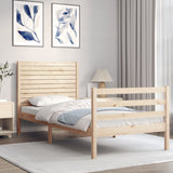 Bed Frame without Mattress 90x200 cm Solid Wood 3195011