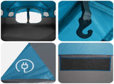 Tunnel Tent Blue 366 x 244 x 198 cm Polyester and Steel 42028666