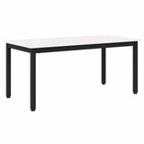 Coffee Table White 100 x 50 x 45 cm Solid Pine Wood 892766
