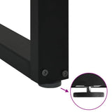 Bar Table Legs U-Shaped 2 pcs Black 60x cm Steel 4013236