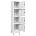 Locker Cabinet with 4 Compartments 38x45x180 cm 244475