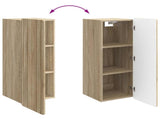 Wall-Mounted Cabinet Sonoma Oak 33 x 34.5 x 94 cm 898247