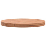 Table Top 50x4 cm Round Solid Wood Beech 355943