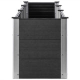 Garden Raised Bed 300x50x54 cm WPC Grey 318099