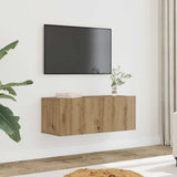 TV Cabinets Wall-mounted 2 pcs Artisian Oak 80x30x30 cm 857016