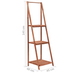 Plant Stand Cedar Wood 45x40x145 cm 246437