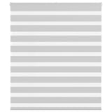 Zebra Blind Light Grey 125x150 cm Fabric Width 120.9 cm Polyester 4014448
