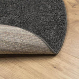 ZNTS Shaggy Rug PAMPLONA High Pile Modern Anthracite Ø 280 cm 375205