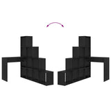 Corner Desk Black Oak 101.5 x 149.5 x 149.5 cm Engineered Wood 3337242