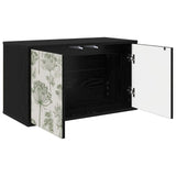 Wall-mounted TV Cabinet GOTHA 69 x 33 x 40 cm Black Oak 8007148
