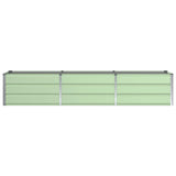 Planter Green 240 x 80 x 45 cm Steel 42018246
