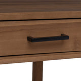 Desk with Drawers Natural Solid Teak Wood 110 x 50 x 75 cm 42026904