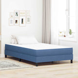 Bed Mattress with Mattress Blue 120 x 190 cm Fabric 42008279