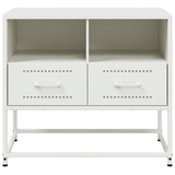 TV Cabinet White 68x39x60.5 cm Steel 846553