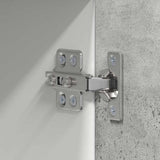 Hanging Cabinet Concrete Grey and White 50 x 31 x 100 cm 884349