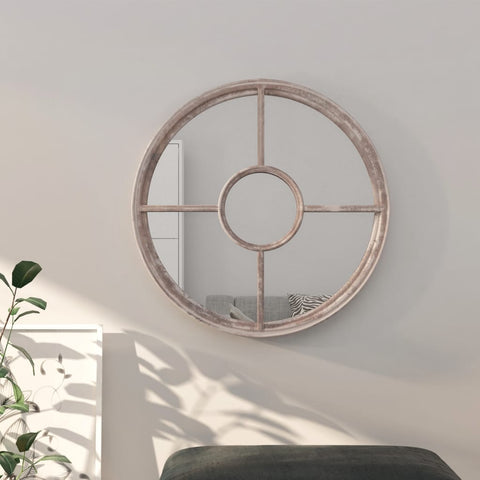 ZNTS Mirror Sand 60x4 cm Iron Round for Indoor Use 3093529