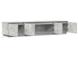 TV Cabinet Concrete Grey 180 x 38 x 49 cm Engineered Wood 3376147
